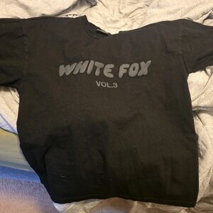 White Fox Leisure Puff Writing Black Size Xxs/xs